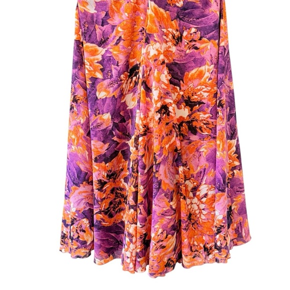 ROBERTO CAVALLI Just Cavalli Silk Floral Print Dress Size 44 (L) - Picture 8 of 14